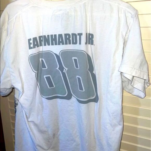 Earnhardt Junior Graphic on the back and national guard with Graphic on front - Picture 1 of 4